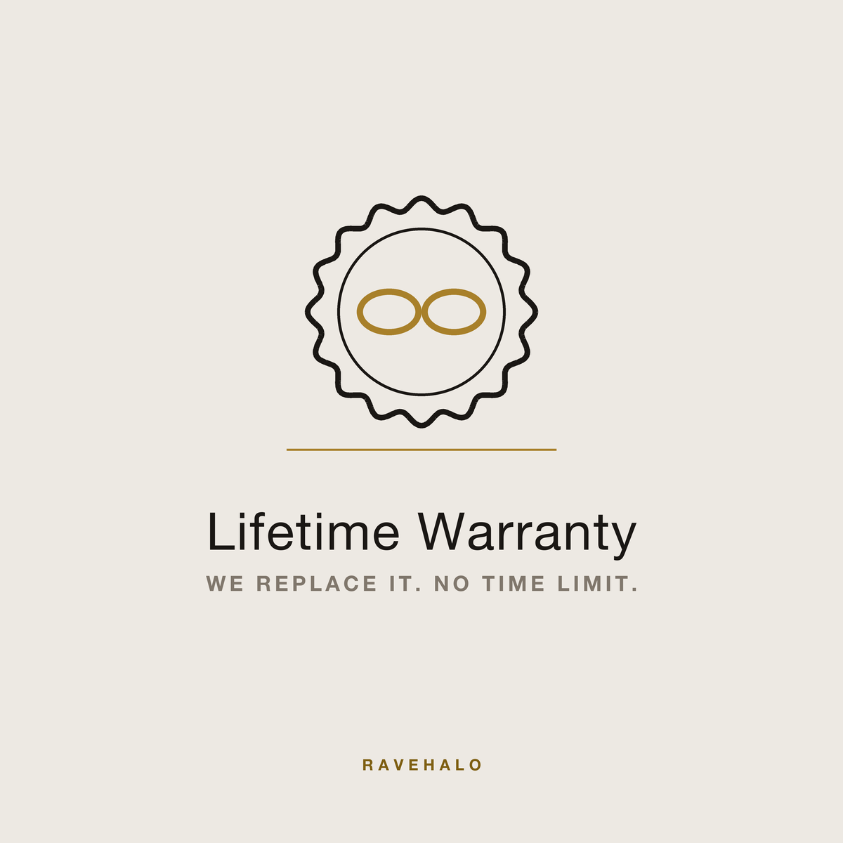 Lifetime Warranty — we replace it, no time limit
