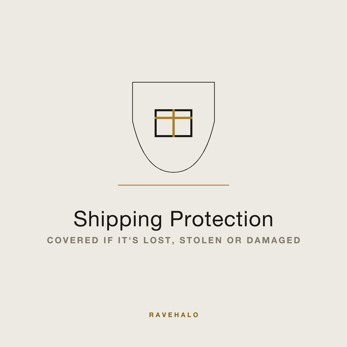 Shipping Protection — covered if it's lost, stolen or damaged